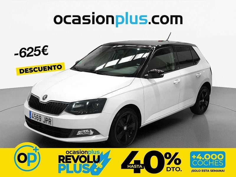 Usado Skoda Fabia Ambition 75 CV (55 kW) 2016 Blanco