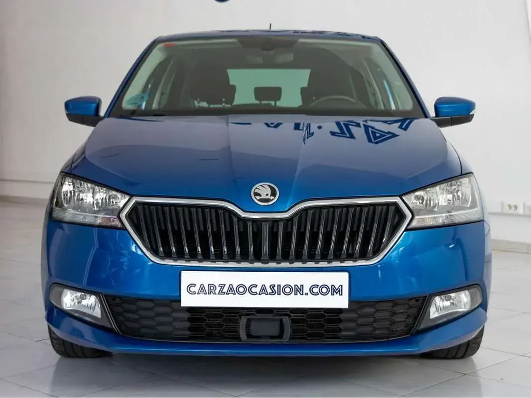 Usado Skoda Fabia 95 CV (69 kW) 2021 Azul Utilitario
