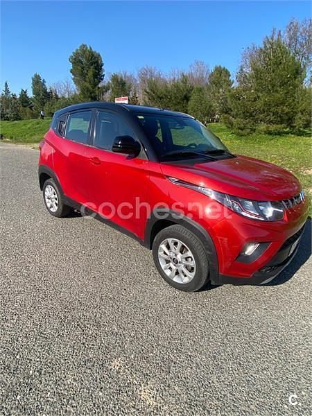 Usado Mahindra KUV100 82 CV (60 kW) 2018 Rojo SUV