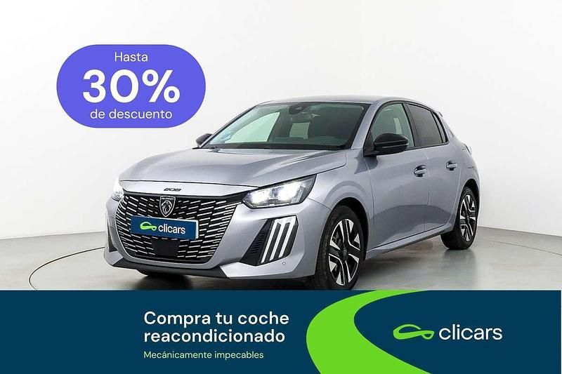 Usado Peugeot 208 Allure 101 CV (74 kW) 2025 Plateado Utilitario