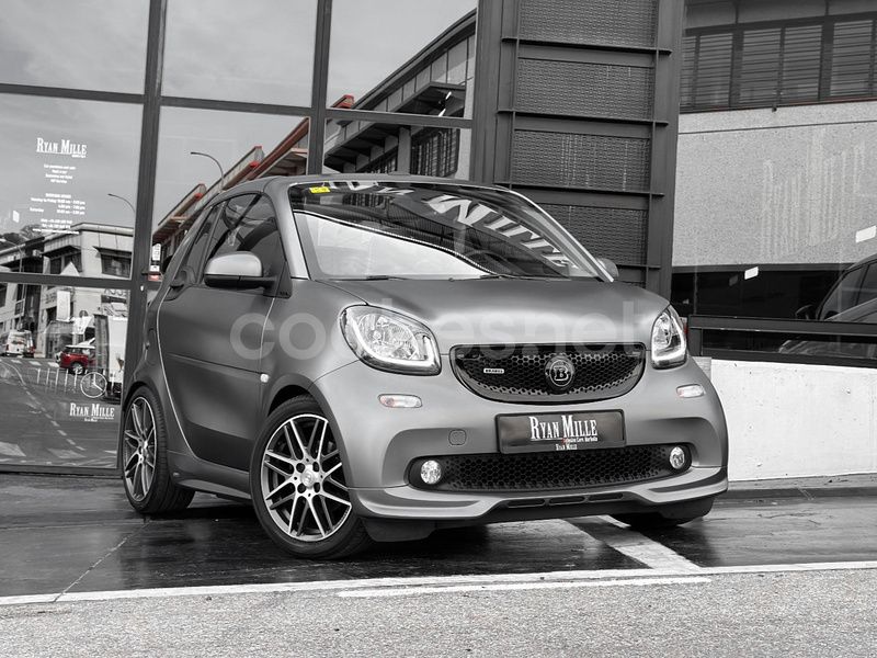 Gris Usado 2018 Smart ForTwo Cabrio Brabus Descapotable | 30.900 € (Un poco caro) - Imagen 1/4