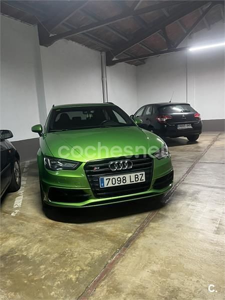 Usado Audi S3 300 CV (220 kW) 2014 Verde Berlina