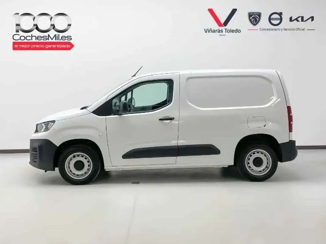 Usado Peugeot Partner S 102 CV (75 kW) 2022 Blanco Monovolumen