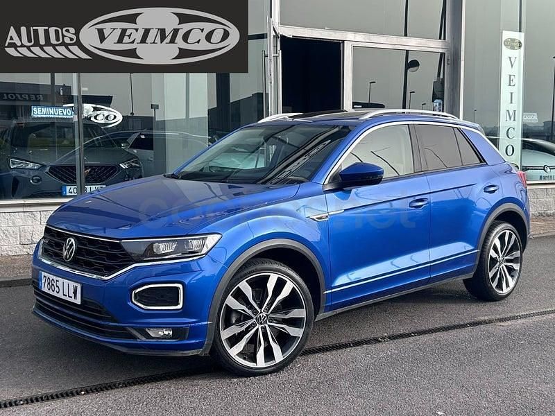 Usado VW T-Roc Sportline 150 CV (110 kW) 2020 Azul SUV