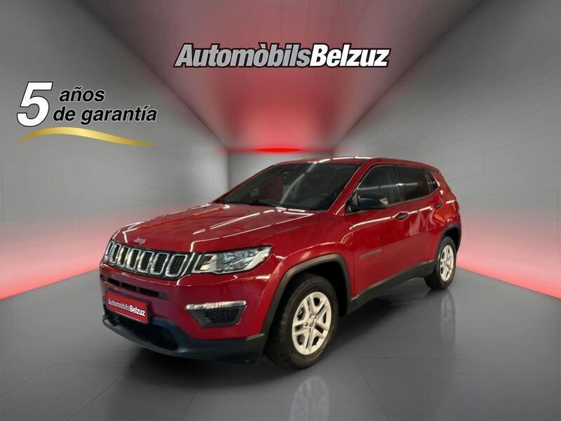 Rojo Usado 2019 Jeep Compass Sport SUV | 15.990 € (Precio justo) - Imagen 1/4