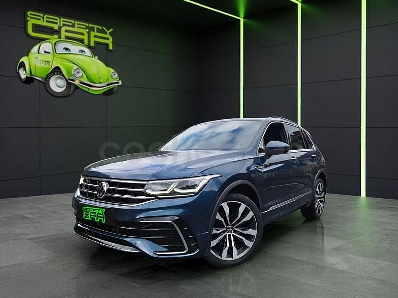 Usado VW Tiguan R-line 150 CV (110 kW) 2021 Azul SUV