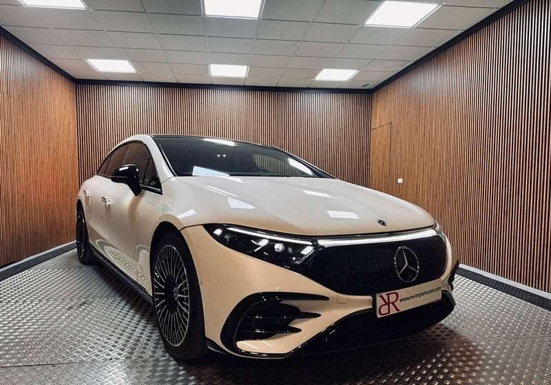 Usado Mercedes EQS450+ 244 kW (333 CV) 2022 Blanco Berlina