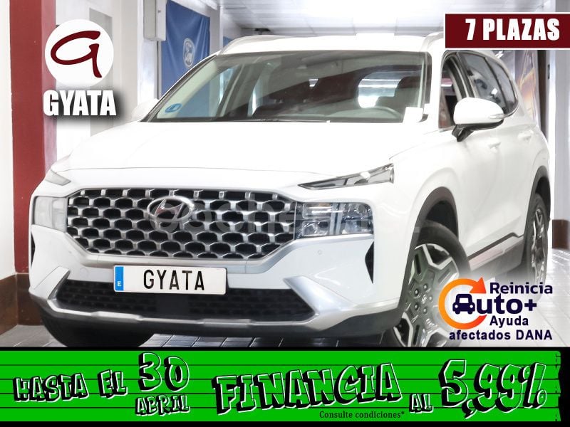 Blanco Usado 2022 Hyundai Santa Fe SUV | 35.990 € (Buen precio) - Imagen 1/4