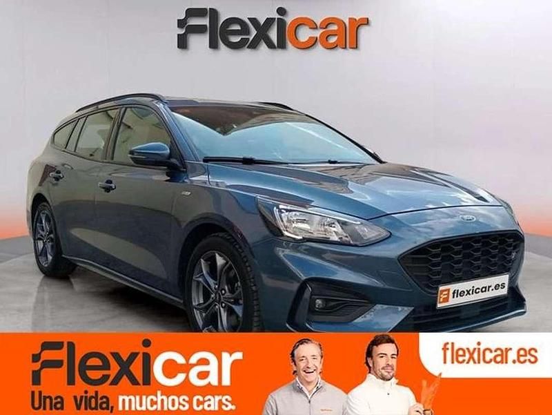Azul Usado 2019 Ford Focus ST-Line Utilitario | 10.490 € (Super precio) - Imagen 1/4