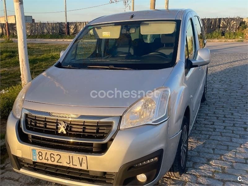 Usado Peugeot Partner Tepee Active 100 CV (73 kW) 2016 Gris / plata Monovolumen