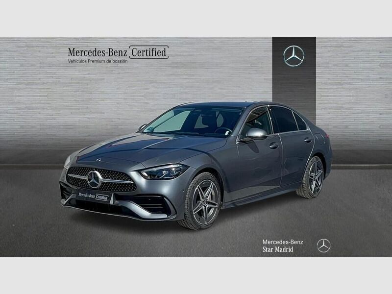 Gris Usado 2024 Mercedes C300e AMG line Berlina | 50.990 € (Super precio) - Imagen 1/4