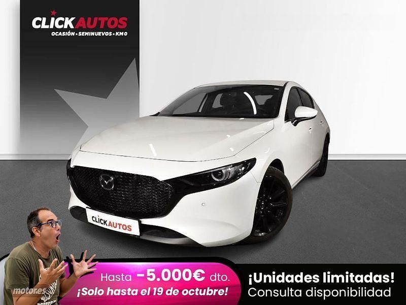 Blanco Usado 2023 Mazda 3 Berlina | 25.650 € (Precio justo) - Imagen 1/4