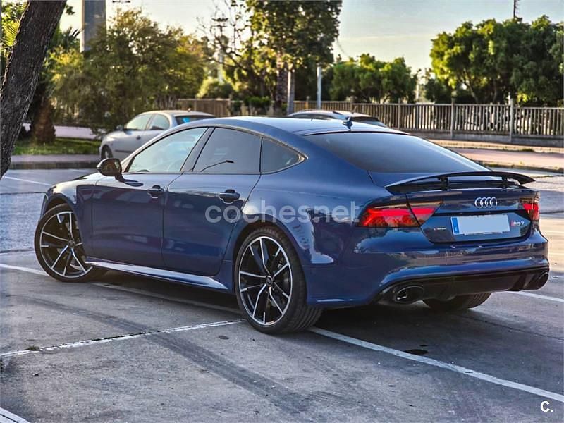 Usado Audi RS7 Sportback Performance 605 CV (444 kW) 2016 Azul Utilitario