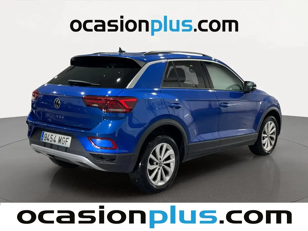 Usado VW T-Roc Life 150 CV (110 kW) 2023 Azul SUV