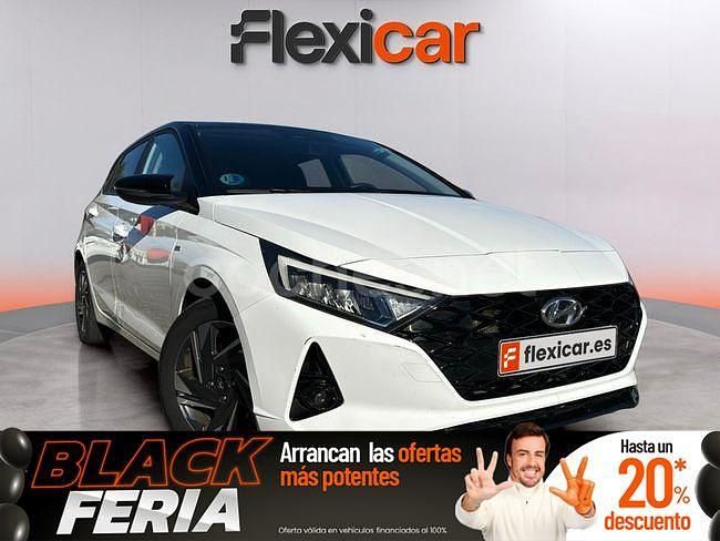 Blanco Usado 2022 Hyundai i20 Berlina | 19.990 € (Un poco caro) - Imagen 1/4