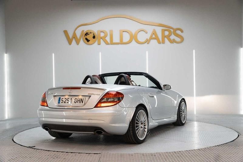 Usado Mercedes SLK350 272 CV (200 kW) 2005 Gris / plata Descapotable