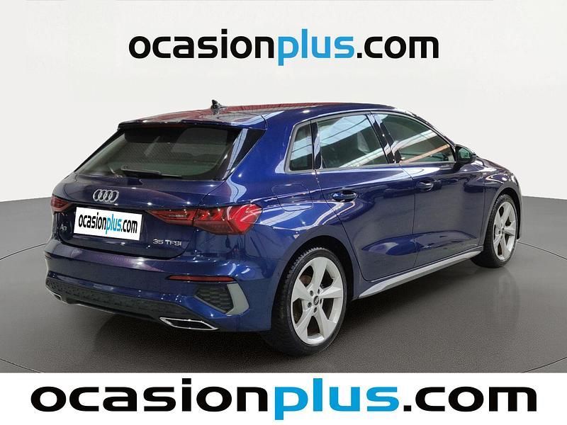 Usado Audi A3 S-Line 150 CV (110 kW) 2023 Azul Berlina