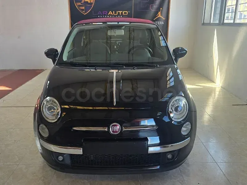 Usado Fiat 500 Sport 75 CV (55 kW) 2009 Negro Descapotable
