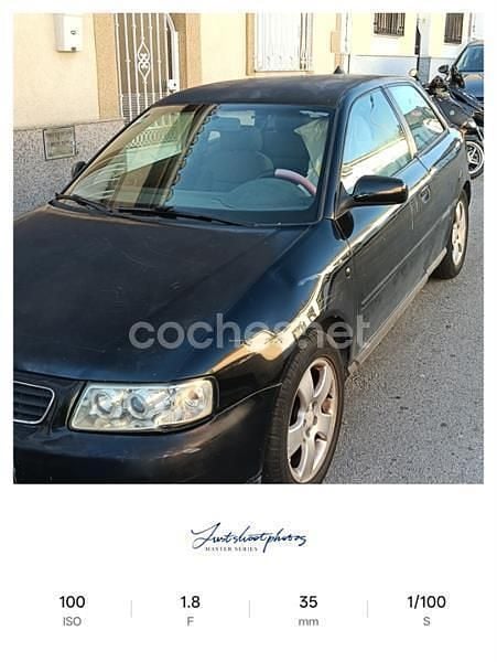 Negro Usado 1999 Audi A3 Ambiente Berlina | 1200 € (Buen precio) - Imagen 1/4