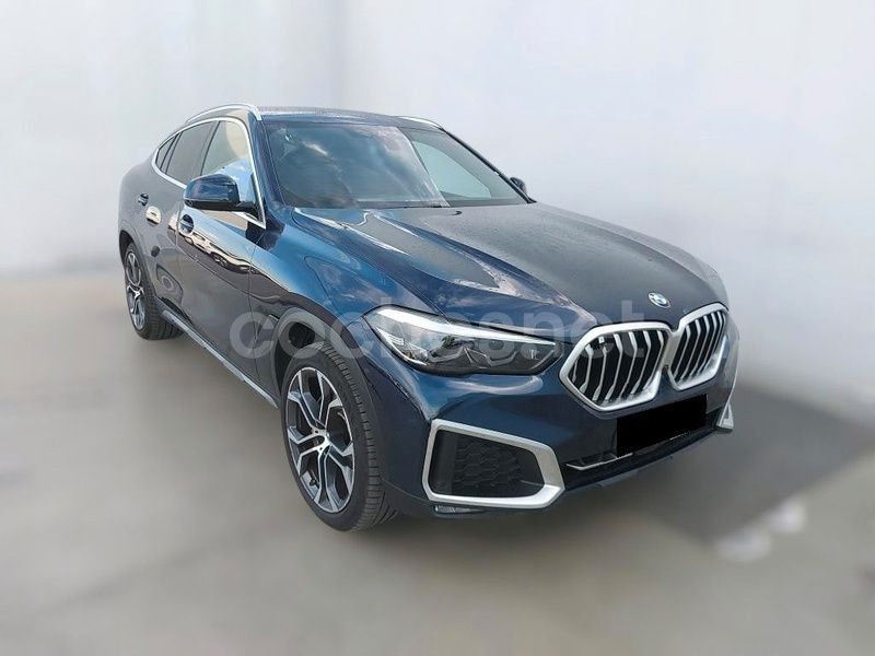 Azul Usado 2021 BMW X6 xLine SUV | 55.900 € - Imagen 1/4