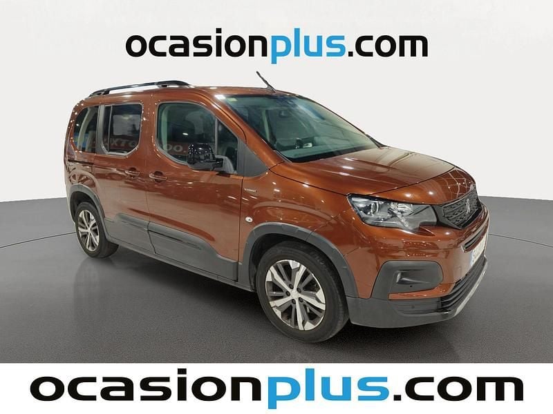 Usado Peugeot Rifter GT-line 110 CV (80 kW) 2019 Marrón Monovolumen