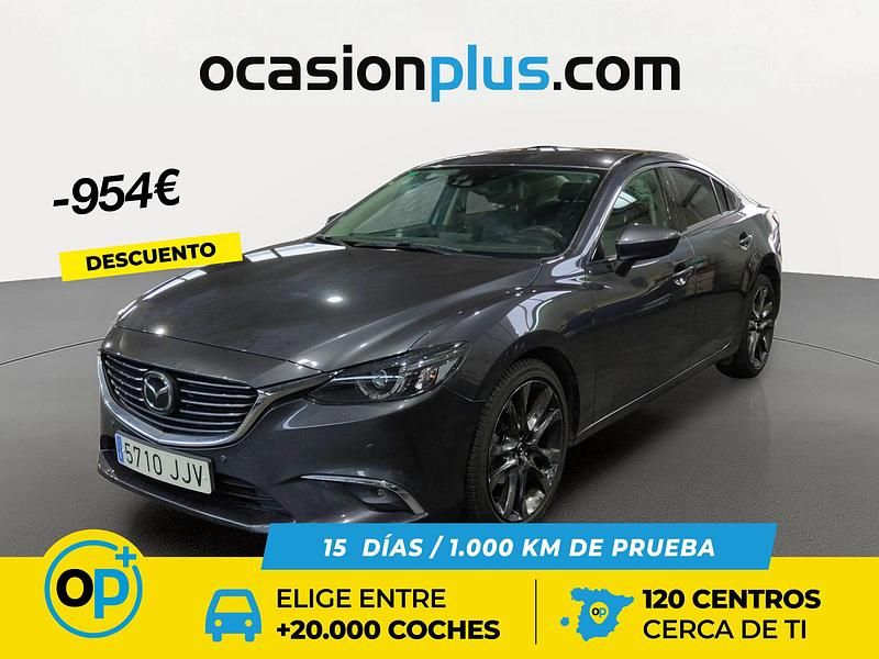 Gris Usado 2015 Mazda 6 Luxury Berlina | 12.890 € (Buen precio) - Imagen 1/4
