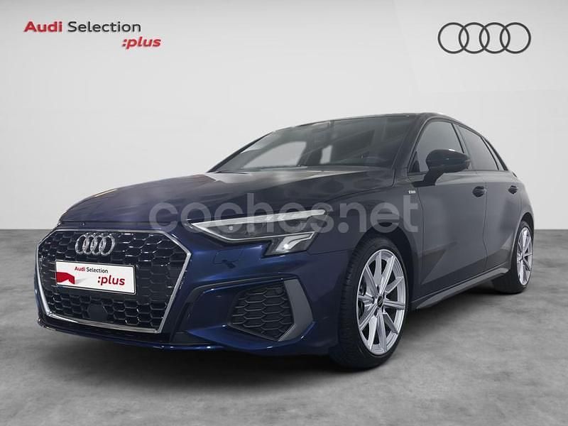 Azul Usado 2024 Audi A3 S-Line Berlina | 34.900 € (Caro) - Imagen 1/4