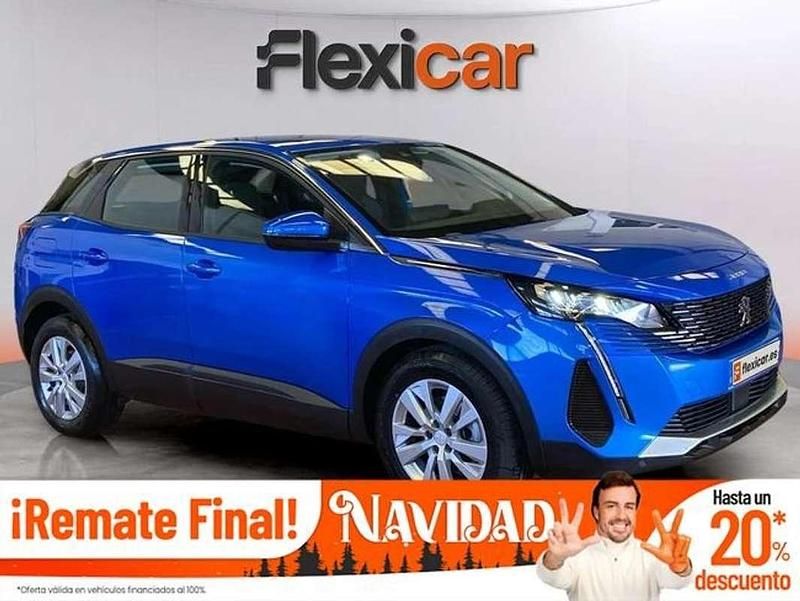 Azul Usado 2021 Peugeot 3008 Allure Monovolumen | 17.890 € (Precio justo) - Imagen 1/4