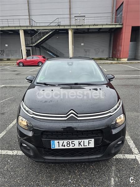 Negro Usado 2018 Citroën C3 PureTech Berlina | 5999 € (Precio justo) - Imagen 1/4