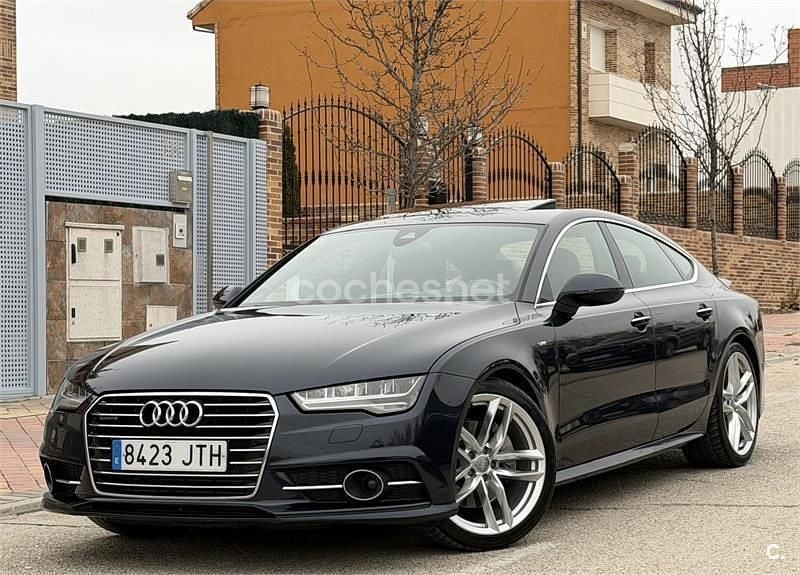 Azul Usado 2017 Audi A7 Sportback S-Line Utilitario | 19.990 € (Buen precio) - Imagen 1/4