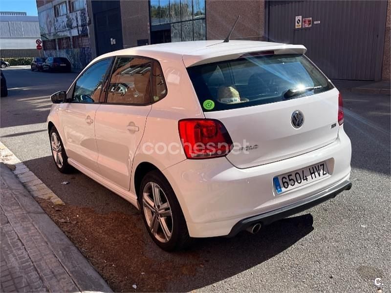 Usado VW Polo R-line 90 CV (66 kW) 2014 Blanco Berlina