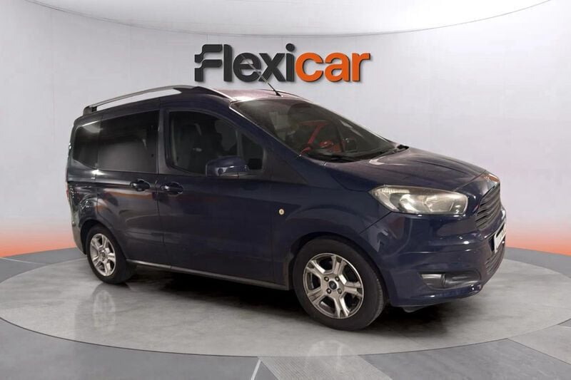 Azul Usado 2018 Ford Tourneo Courier Ambiente Monovolumen | 7990 € (Super precio) - Imagen 1/4