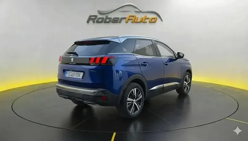 Usado Peugeot 3008 GT-line 130 CV (95 kW) 2018 Azul SUV