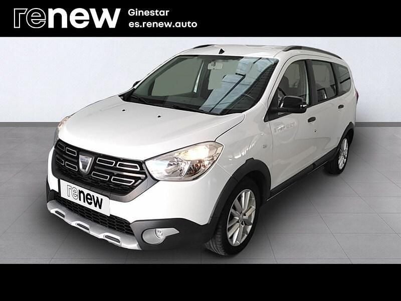 Blanco Usado 2021 Dacia Lodgy Monovolumen | 15.800 € (Precio justo) - Imagen 1/4