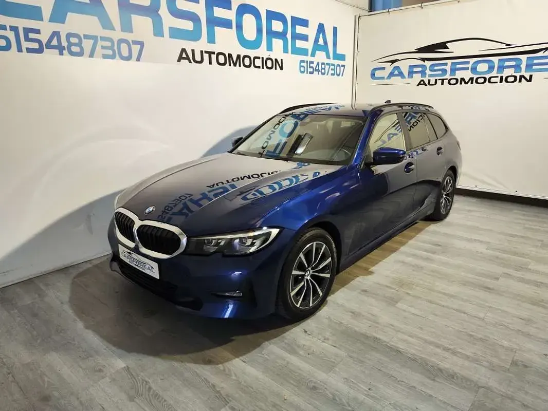 Usado BMW 320 190 CV (139 kW) 2020 Azul Familiar