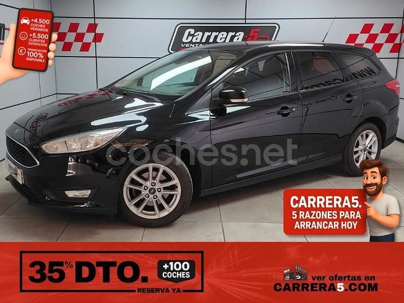 Negro Usado 2016 Ford Focus Business Edition Familiar | 8600 € (Precio justo) - Imagen 1/4