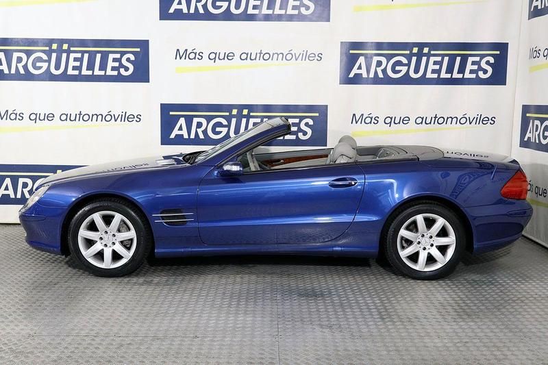 Usado Mercedes SL350 245 CV (180 kW) 2004 Azul Descapotable