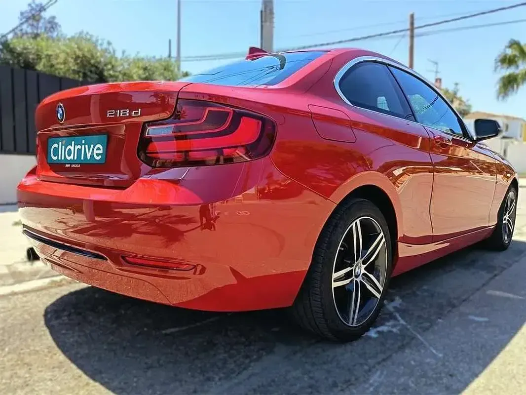 Usado BMW 218 Sport Line 150 CV (110 kW) 2017 Rojo Coupe