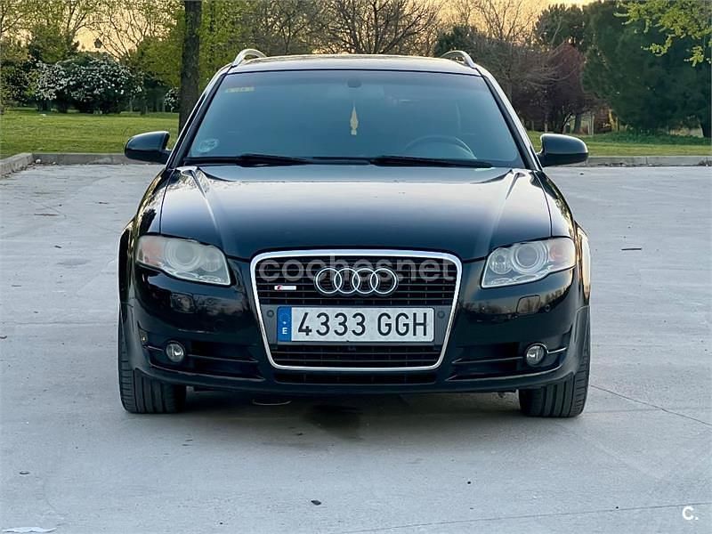 Usado Audi A4 S-Line 170 CV (125 kW) 2007 Negro Familiar