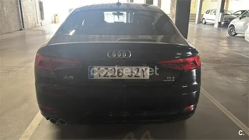 Usado Audi A5 Sportback 218 CV (160 kW) 2017 Negro Utilitario