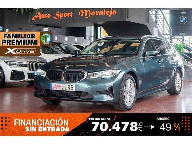 Azul Usado 2021 BMW 330 Sport Line Familiar | 32.900 € (Buen precio) - Imagen 1/4