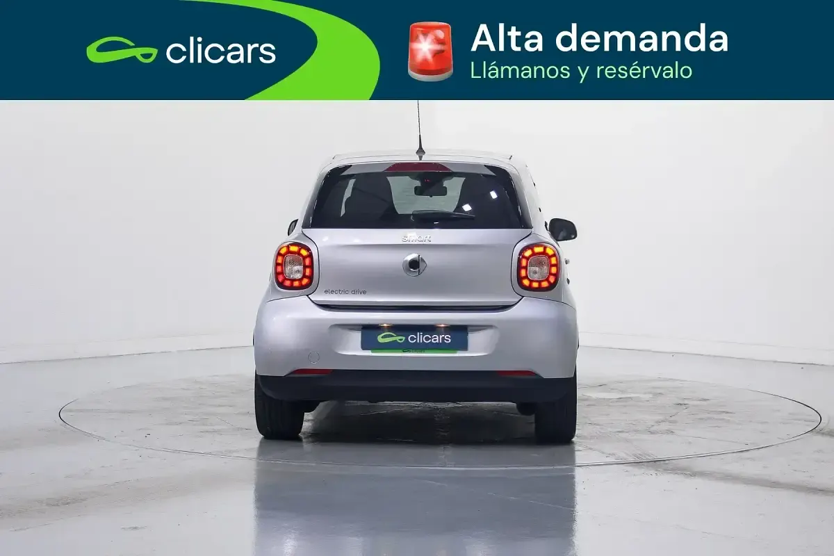Usado Smart ForFour Electric Drive Passion 60 kW (82 CV) 2018 Gris