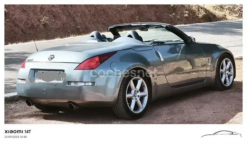 Usado Nissan 350Z 280 CV (205 kW) 2005 Gris / plata Descapotable