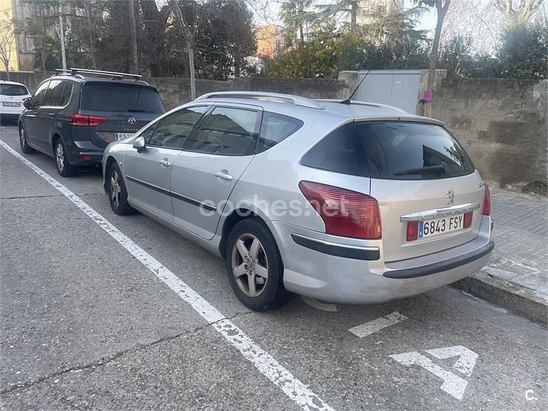 Usado Peugeot 407 Sport 136 CV (100 kW) 2006 Gris / plata Familiar
