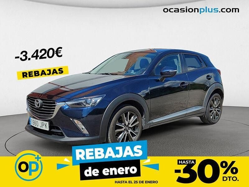 Azul Usado 2016 Mazda CX-3 Luxury SUV | 11.102 € (Super precio) - Imagen 1/4