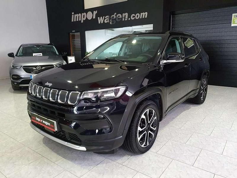 Usado Jeep Compass Limited 131 CV (96 kW) 2021 Negro SUV