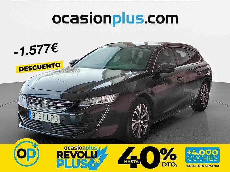 Usado Peugeot 508 Allure 130 CV (95 kW) 2021 Negro Familiar