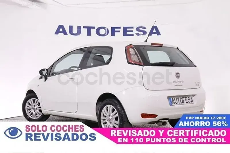 Usado Fiat Punto 85 CV (62 kW) 2014 Blanco Utilitario