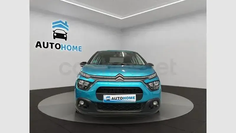 Usado Citroën C3 Feel 83 CV (61 kW) 2021 Azul Utilitario
