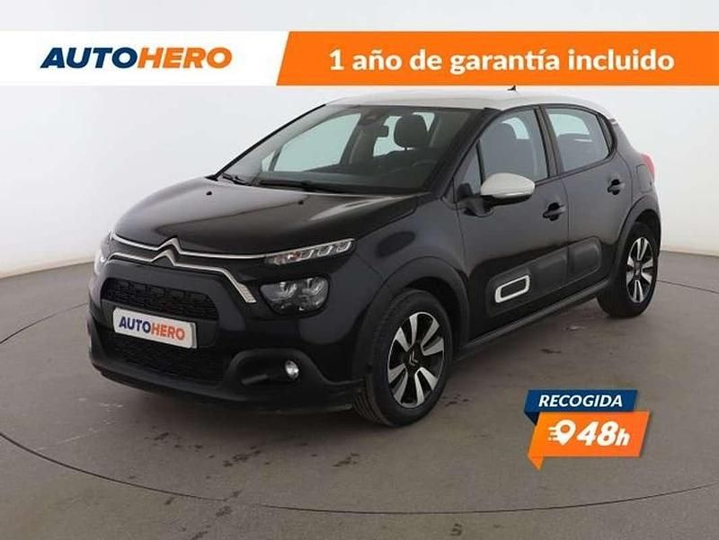Negro Usado 2022 Citroën C3 Feel Utilitario | 10.380 € (Precio justo) - Imagen 1/3